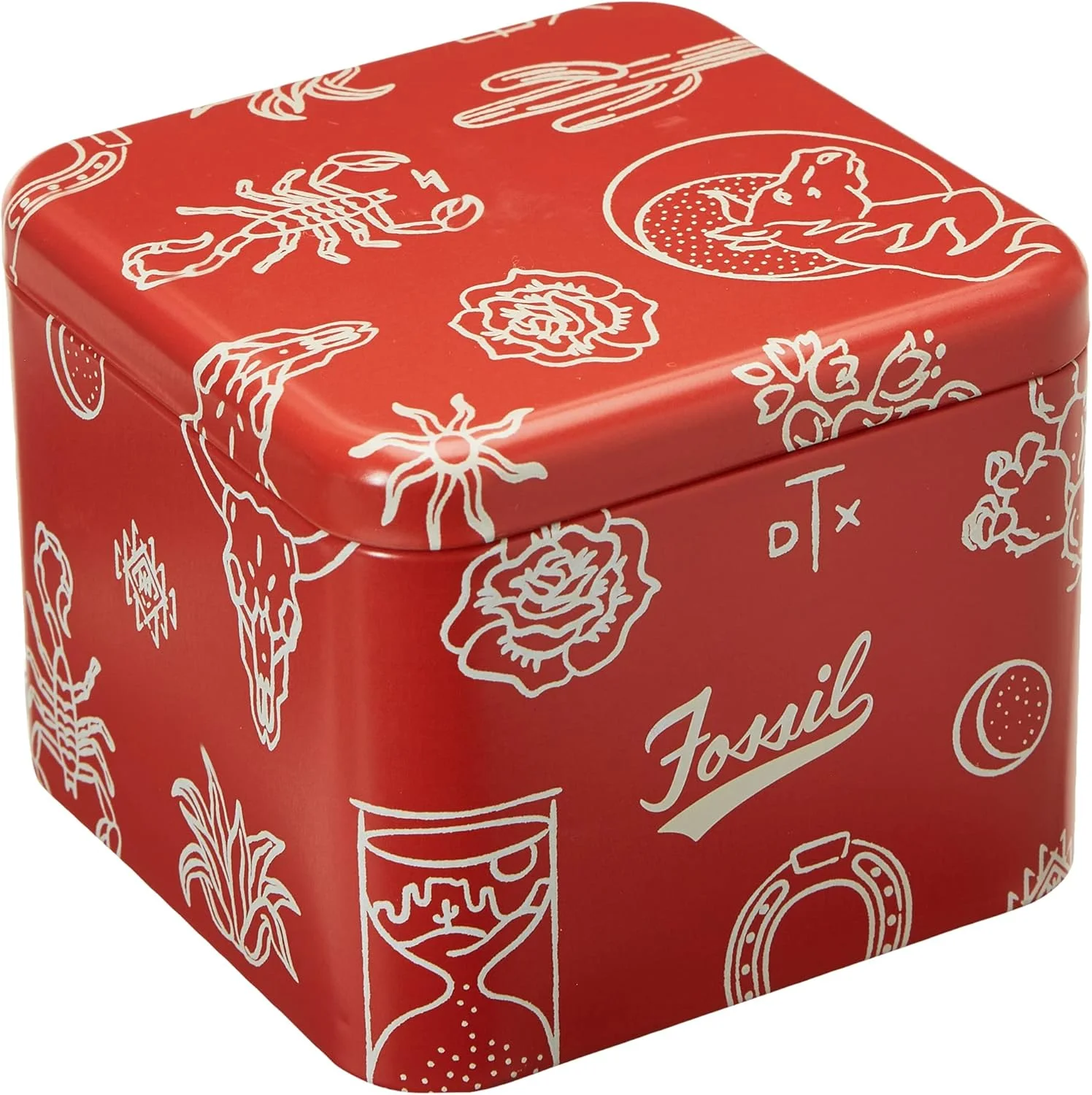 ساعت مچی مردانه فسیل Nate با صفحه سرمه ای و بند چرمی - JR1504