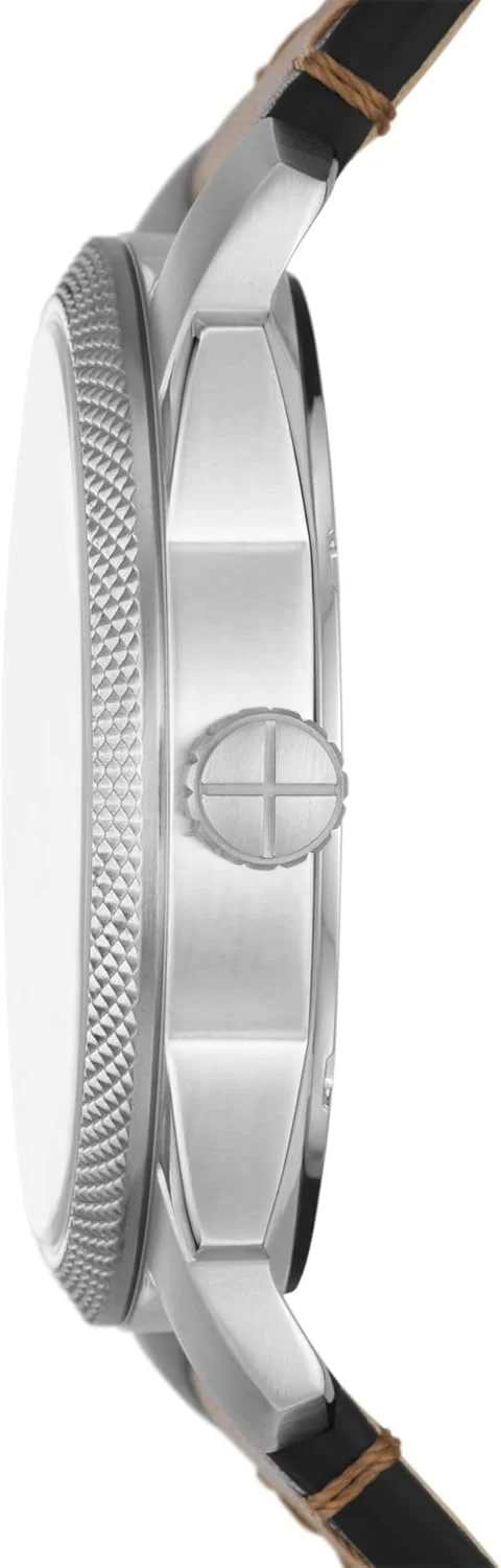 ساعت مچی مردانه فسیل مدل FS4662 ماشین کرنوگراف استیل ضد زنگ - دودی