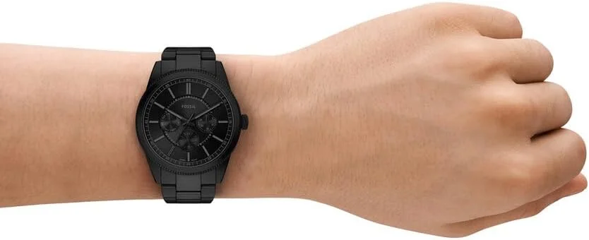 ساعت مچی مردانه فسیل پیرسون، موتور کوارتز چندکاره با بند استیل ضد زنگ یا چرمی