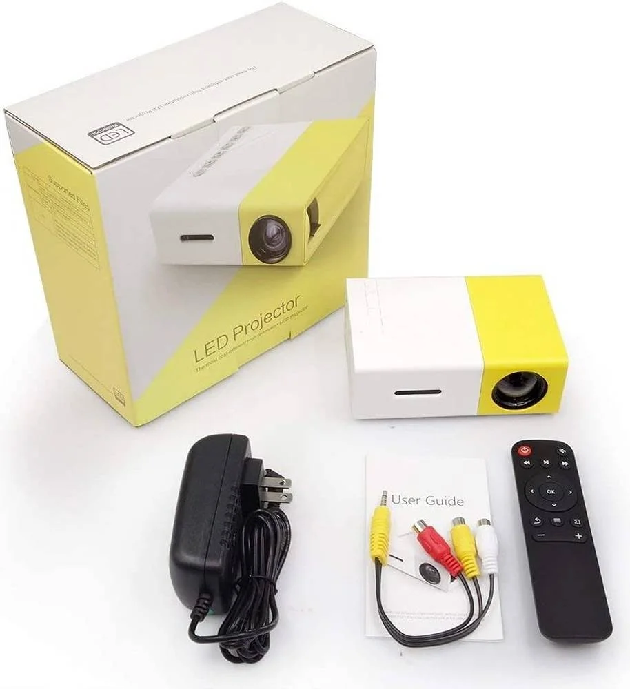 پروژکتور LCD QVGA عمومی، بازتولید رنگ 16.7 هزار، رزولوشن تا 1280 x 800، LED امریکن بریجلوکس، سفید/زرد | N14736204A
