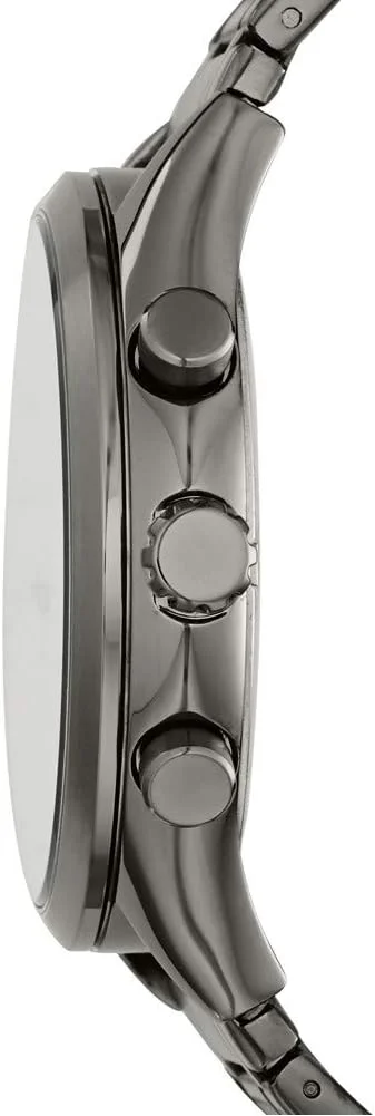 ساعت مچی چندکاره فسیل Fenmore سایز متوسط با بند استیل دودی خاکستری مردانه BQ2401