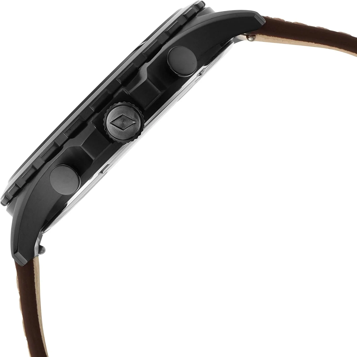 ساعت مچی مردانه فسیل فورستر، استیل ضد زنگ و چرم، کوارتز کرونوگراف