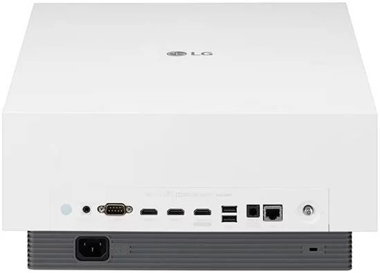 پروژکتور ال‌جی مدل AU810PW، روشنایی 2700 انسی لومن، رزولوشن 4K UHD 3840x2160، سایز نمایش 40 تا 300 اینچ، زوم 1.6x، استریو 5W + 5W، کالیبراسیون خودکار، سفید | LGAU810PW.AMA