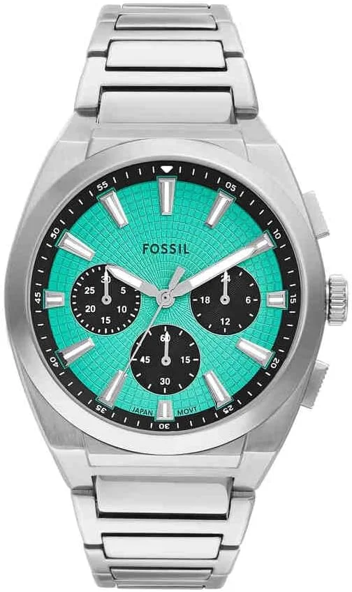 ساعت مچی مردانه فسیل مدل Everett Chronograph با بند استیل ضد زنگ یا چرمی