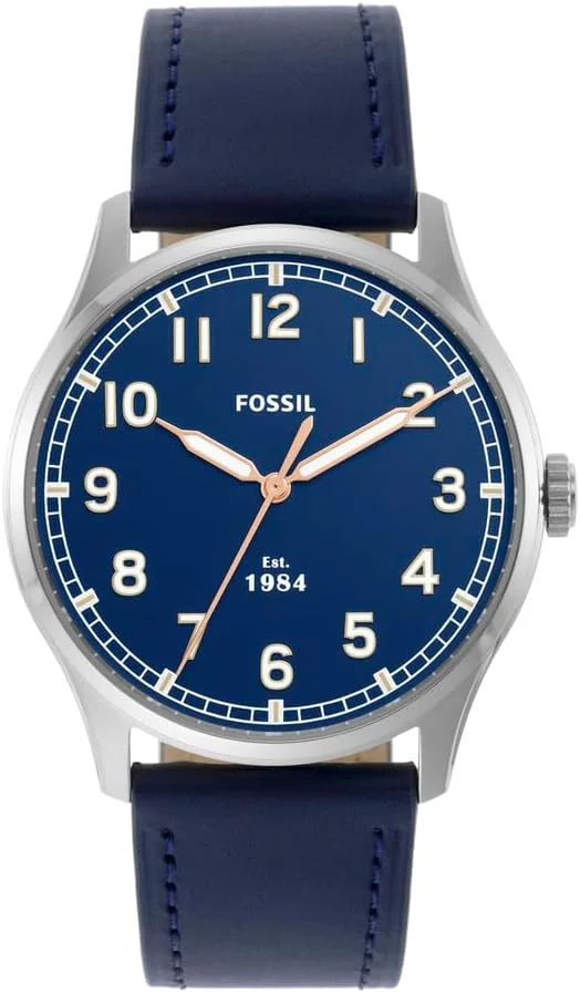 ساعت مچی مردانه فسیل مدل Dayliner با صفحه آبی آنالوگ - FS5924