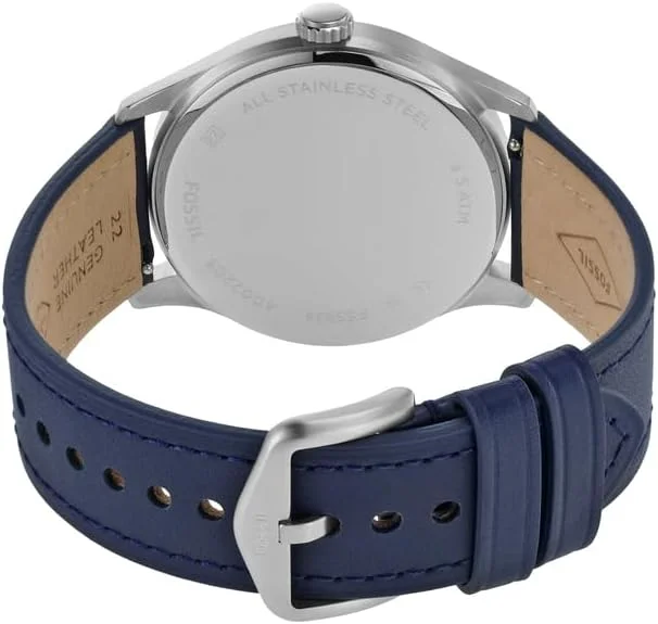 ساعت مچی مردانه فسیل مدل Dayliner با صفحه آبی آنالوگ - FS5924