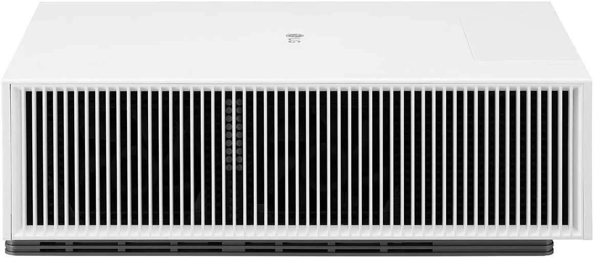 پروژکتور لیزری هوشمند خانگی 4K UHD ال‌جی CineBeam HU710PW با روشنایی 2000 لومن، سیستم عامل AI ThinQ، اتصال Wi-Fi و اترنت، بلندگوهای 2x5W، HDR10 و HLG، HDMI 2.1، 2x HDMI 2.0، سفید | LGHU710PW