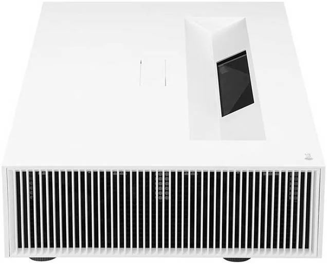 پروژکتور سینمای خانگی هوشمند لیزری سه گانه LG CineBeam HU85LG، 2700 انسی لومن، رزولوشن 4K UHD 3840x2160، زوم ثابت، اندازه نمایشگر 90 تا 120 اینچ، استریو 5W + 5W، سفید/خاکستری | LGHU85LG