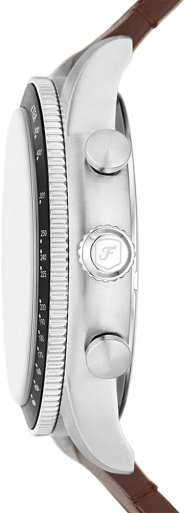 ساعت مچی مردانه FOSSIL Tourer، موتور کوارتز کرنوگراف با بند استیل، چرمی یا سیلیکونی