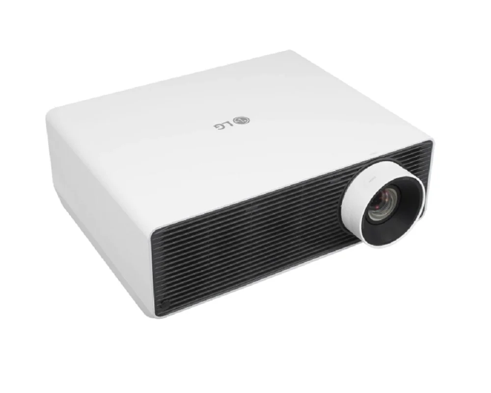 پروژکتور هوشمند لیزری DLP ال‌جی ProBeam WUXGA، 5000 لومن، رزولوشن 1920x1200، فناوری لیزر واقعی، اتصال بی‌سیم و بلوتوث، دو بلندگوی 5 واتی، صفحه نمایش تا 300 اینچ، سفید | LGBF50RG.AMA