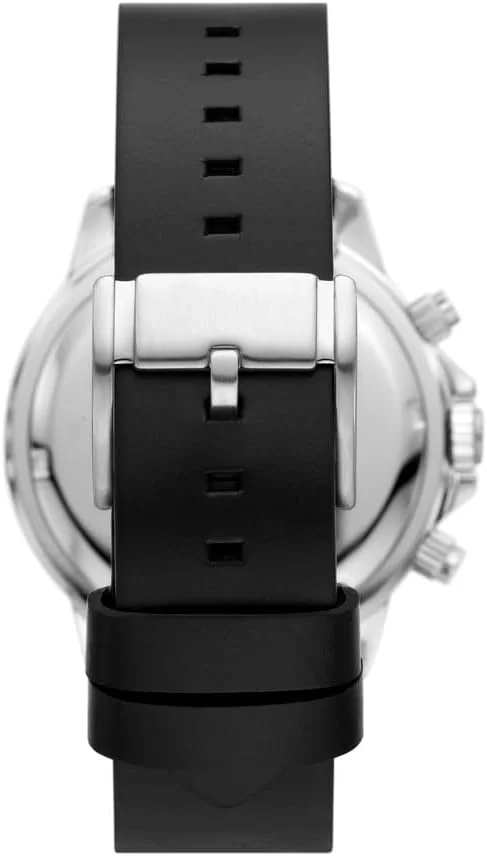 ساعت مچی مردانه فسیل مدل BQ2708 با صفحه مشکی و بند چرمی اصل مشکی