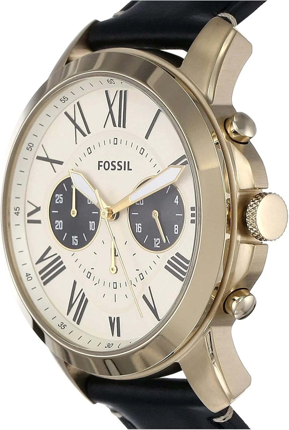 ساعت مچی عقربه‌ای مردانه فسیل مدل FS5272 با بند چرمی مشکی