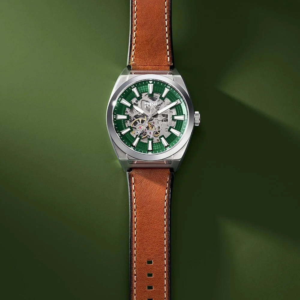 ساعت مچی مردانه آنالوگ اتوماتیک فسیل با بند چرمی مدل ME3261 ساعت مچی مردانه آنالوگ اتوماتیک فسیل با بند چرمی مدل ME3261