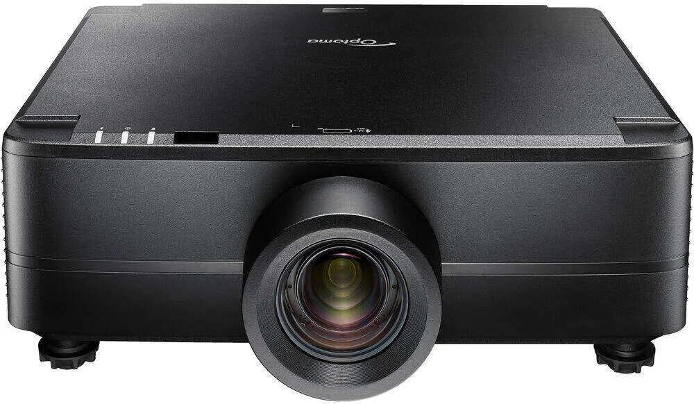 پروژکتور لیزری DLP اپتوما مدل ZU920T با روشنایی 8200 لومن، رزولوشن اصلی WUXGA 1920 x 1200، شدت روشنایی 8200 انسی لومن، سازگاری با محتوای 4K و HDR، پشتیبانی از چرخش 360 درجه و حالت عمودی، رنگ مشکی | ZU920T