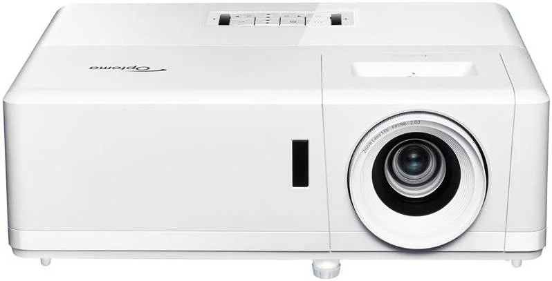 پروژکتور اپتوما UHZ45، فناوری DLP، روشنایی 3800 انسی لومن، رزولوشن UHD 3840x2160، نسبت تصویر 16:9، زوم 1.1x، سازگار با 3D، دارای دو بلندگوی داخلی 10 واتی، سفید | OPUHZ45