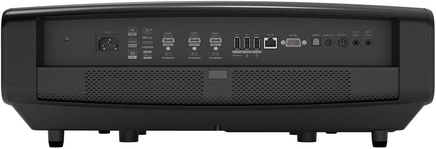 پروژکتور Optoma UHZ68LV، تکنولوژی نمایش DLP، رزولوشن تا 4K UHD، روشنایی 5000 لومن، نسبت تصویر اصلی 16:9، فاصله پرژکتور 1 تا 10 متر، نسبت پرتاب 1.21 ~ 1.92:1، مشکی | UHZ68LV