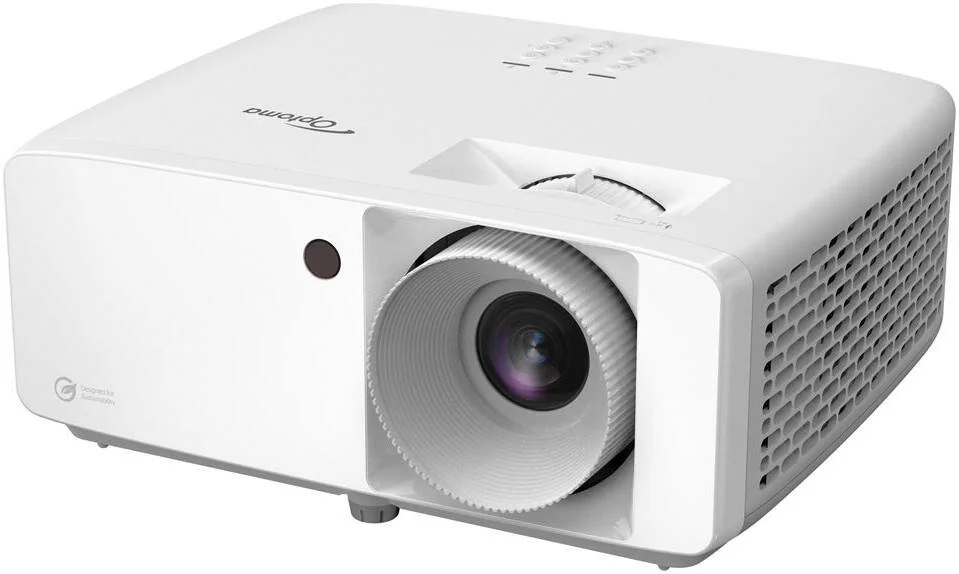 پروژکتور لیزری Optoma ZH420، 4300 لومن، رزولوشن Full HD (1920 x 1080)، تکنولوژی نمایش DLP، 1.073 میلیارد رنگ قابل نمایش، زوم 1.3x، عمر لیزر 30000 ساعت، سفید | ZH420