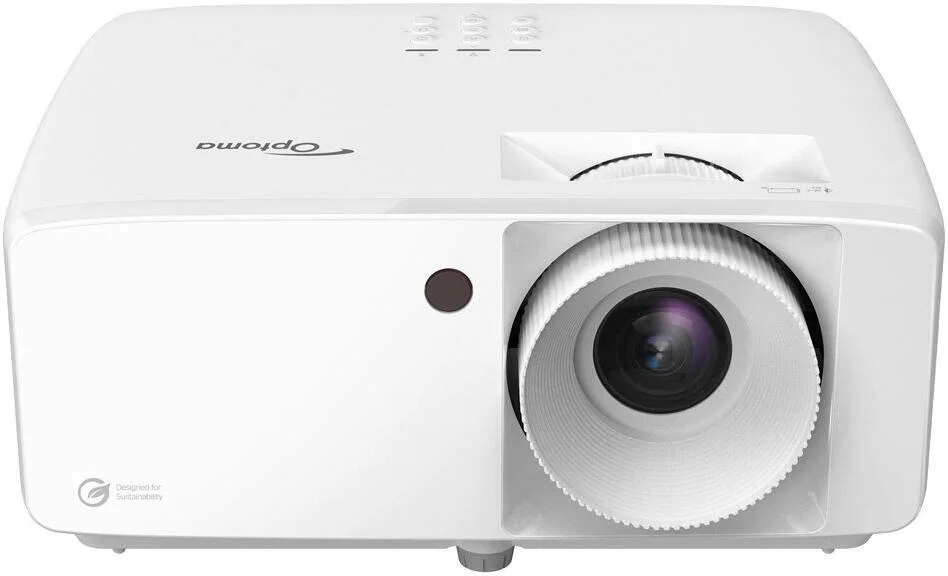 پروژکتور لیزری Optoma ZH420، 4300 لومن، رزولوشن Full HD (1920 x 1080)، تکنولوژی نمایش DLP، 1.073 میلیارد رنگ قابل نمایش، زوم 1.3x، عمر لیزر 30000 ساعت، سفید | ZH420