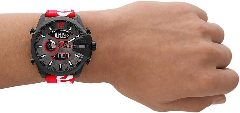 ساعت مچی مردانه دیزل مدل Mega Chief، موتور دیجیتال یا کرنوگراف، استیل ضد زنگ با اندازه قاب 51 میلی متر و بند استیل یا چرمی ساعت مچی مردانه دیزل مدل Mega Chief، موتور دیجیتال یا کرنوگراف، استیل ضد زنگ با اندازه قاب 51 میلی متر و بند استیل یا چرمی