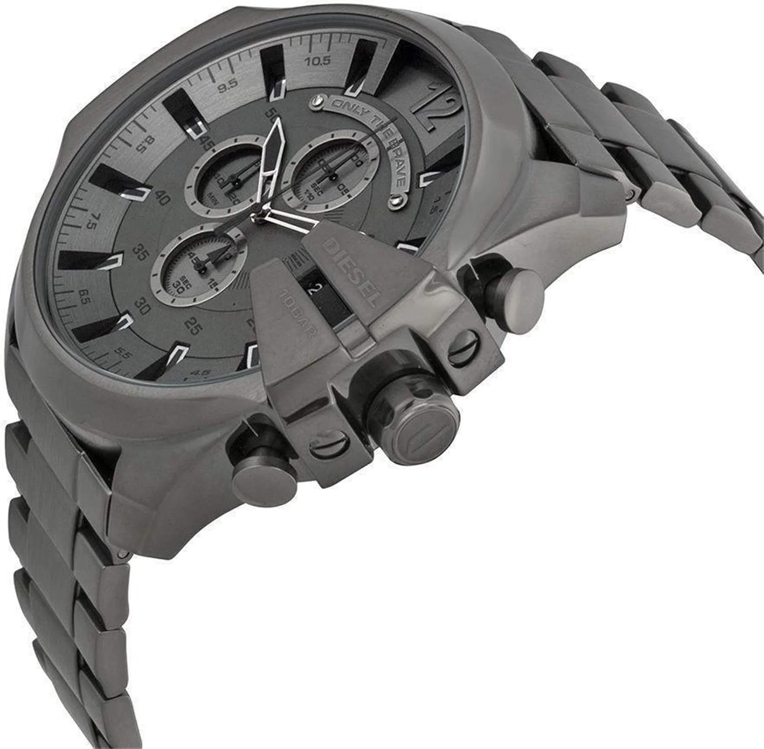 ساعت مچی کوارتز مردانه دیزل، نمایشگر آنالوگ و بند استیل، DZ4329