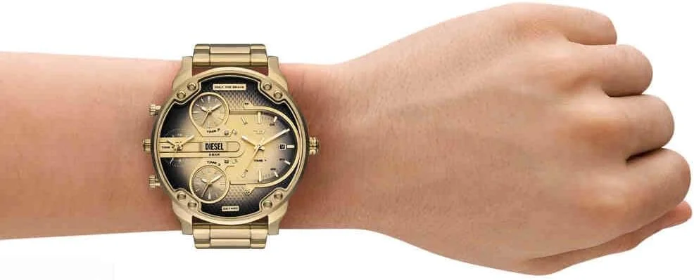 ساعت مچی مردانه دیزل مدل Mr. Daddy، موتور کوارتز سه عقربه با بند استیل ضد زنگ ساعت مچی مردانه دیزل مدل Mr. Daddy، موتور کوارتز سه عقربه با بند استیل ضد زنگ