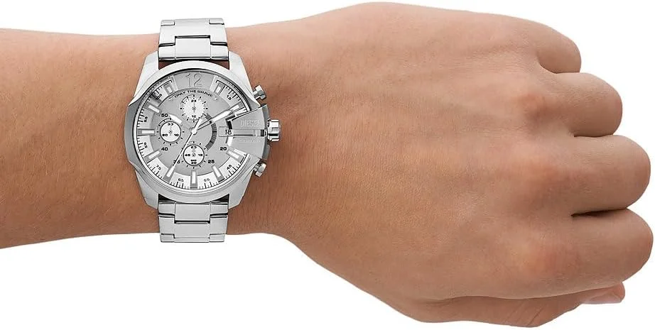 ساعت مچی دیزل بیبی چیف مردانه، موتور کرنوگراف با بند سیلیکونی، استیل ضد زنگ یا چرمی