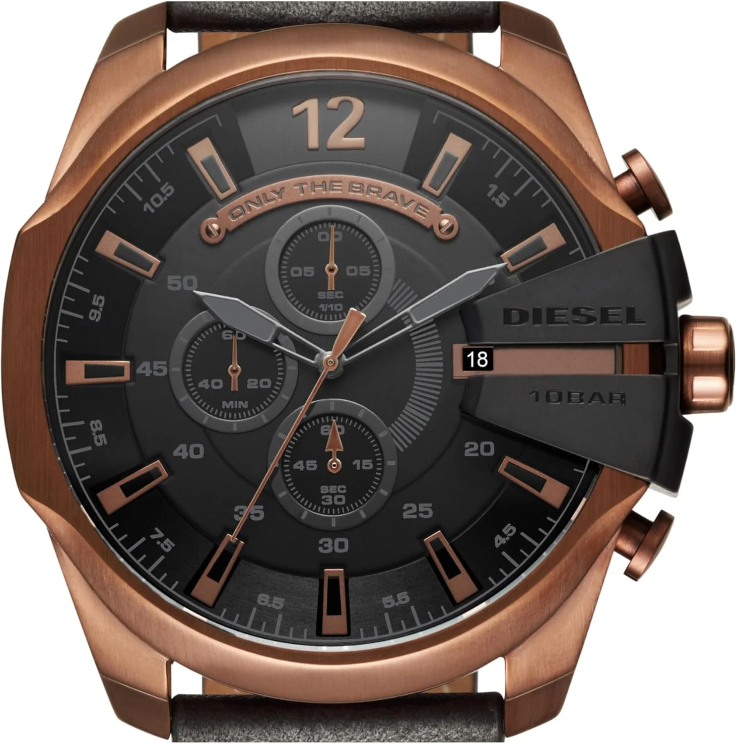 ساعت مچی مردانه دیزل مدل Mega Chief، سایز قاب 51 میلی متر، بدنه استیل ضد زنگ ساعت مچی مردانه دیزل مدل Mega Chief، سایز قاب 51 میلی متر، بدنه استیل ضد زنگ