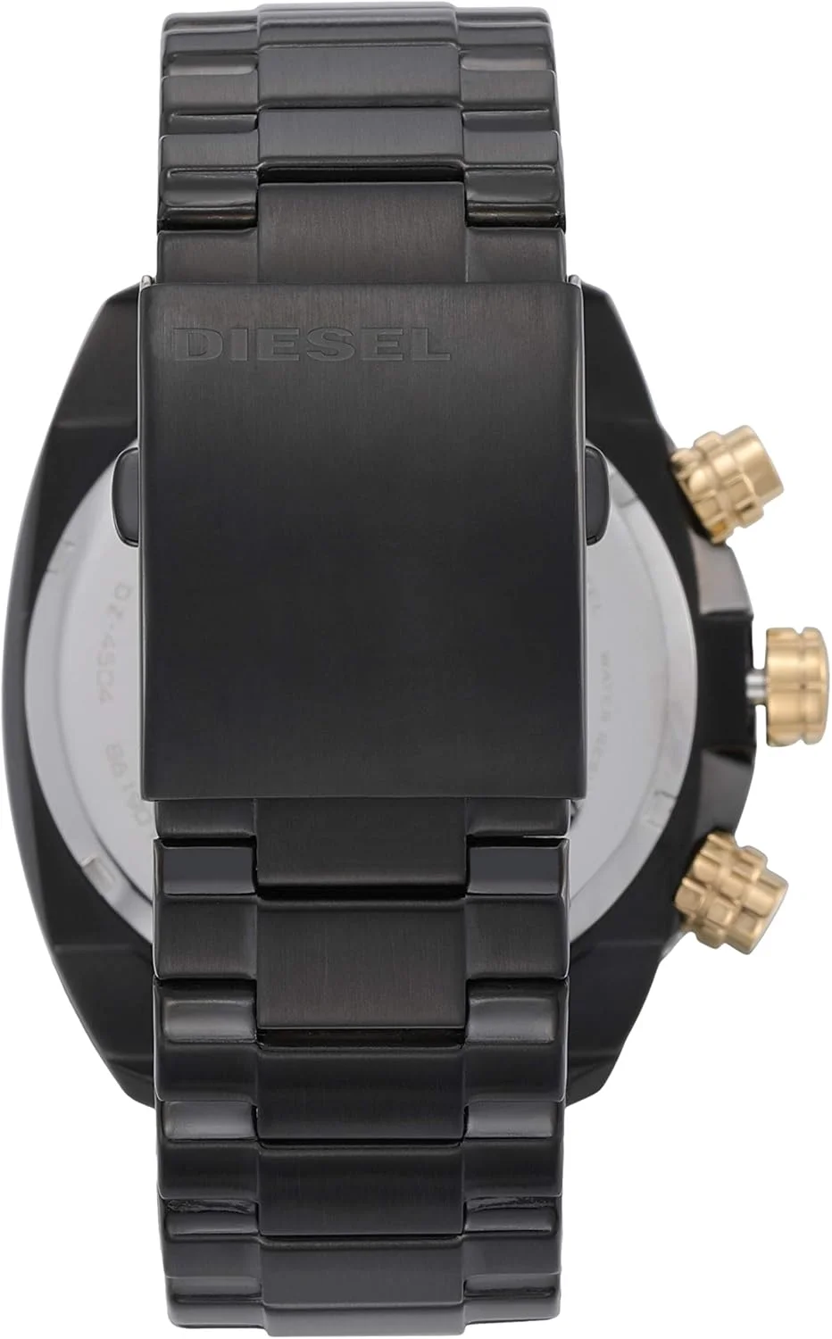 ساعت مچی کوارتز کرنوگراف مردانه دیزل Overflow، استیل ضد زنگ، مشکی/طلایی، کرنوگراف ساعت مچی کوارتز کرنوگراف مردانه دیزل Overflow، استیل ضد زنگ، مشکی/طلایی، کرنوگراف