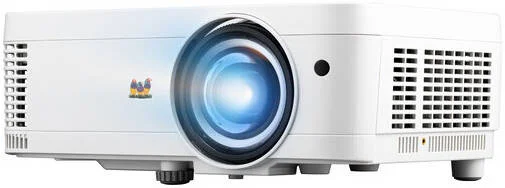 پروژکتور LED با پرتاب کوتاه ویوسونیک LS550WH، روشنایی 3000 لومن LED، F 2.6-6.9mm، زوم اپتیکال ثابت، نسبت پرتاب کوتاه 0.49، پروجکشن 360 درجه، کیستون H/V، سفید | LS550WH