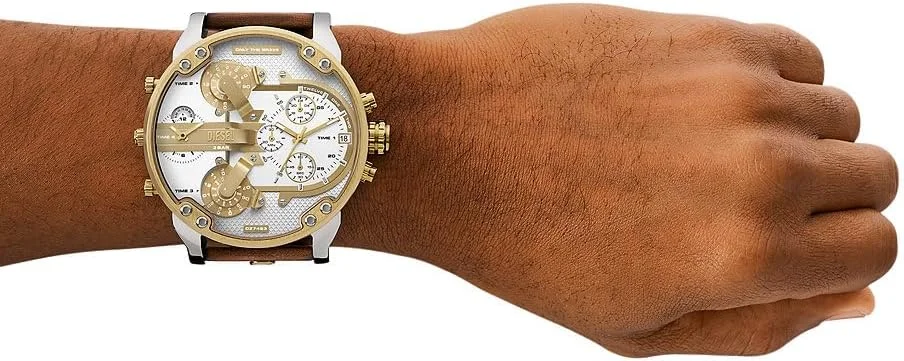 ساعت مچی مردانه دیزل مدل Mr. Daddy، سایز قاب 57 میلی متر، جنس استیل ضد زنگ