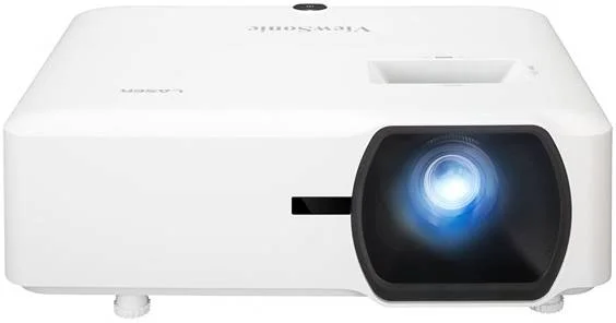 پروژکتور ویوسونیک LS750WU، 5000 لومن ANSI، اندازه تصویر 30 تا 300 اینچ، زوم اپتیکال 1.3x، تاخیر ورودی 16 میلی‌ثانیه، S-Video، VGA، RCA Composite، 2x HDMI In، سفید | LS750WU