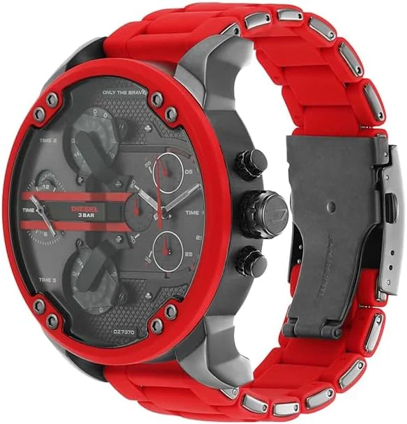 ساعت مچی مردانه دیزل مدل Mr. Daddy کرونوگراف، سایز قاب 57 میلی‌متر، بدنه استیل