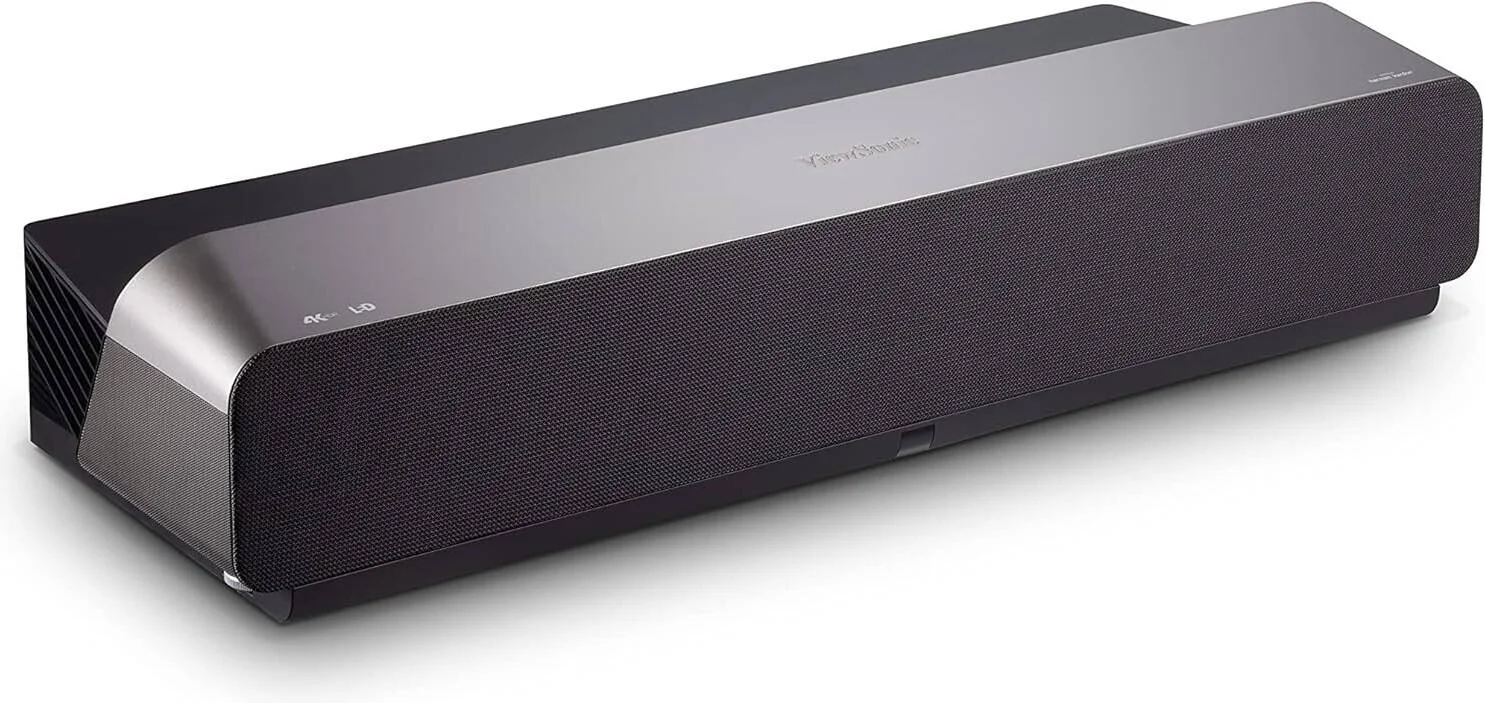 پروژکتور هوشمند فوق العاده کوتاه برد ویوسونیک X1000-4K+ HDR، پخش هوشمند، صفحه نمایش 100 اینچی از فاصله 38 سانتی متری، ساندبار 40 واتی Harman Kardon، فناوری LED، طول عمر 30000 ساعت | X1000-4K+