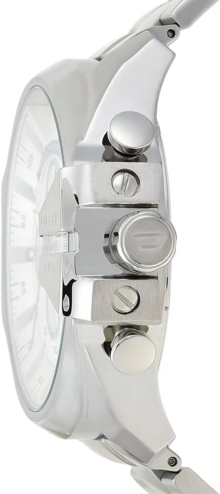 ساعت مچی مردانه دیزل Mega Chief، اندازه قاب 59 میلی متر، بدنه استیل