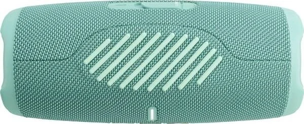 اسپیکر بلوتوثی JBL Charge 5، مناسب فضای باز، ضد آب، دارای استاندارد ضد گرد و غبار، اتصال USB، تا 20 ساعت استفاده، قابلیت اتصال همزمان به دو دستگاه موبایل، آبی فیروزه ای | CHARGE5-TL