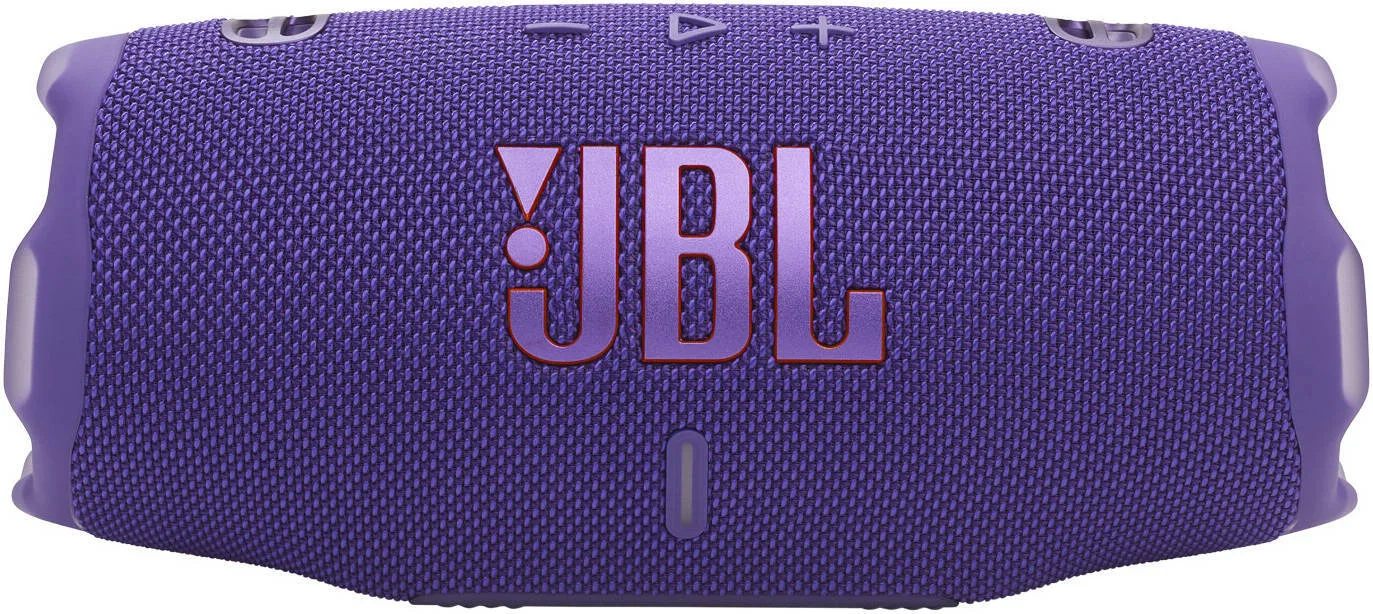 اسپیکر بلوتوثی قابل حمل JBL Charge 6، نسخه بلوتوث 5.4، توان خروجی 30 وات RMS برای ووفر، 10 وات RMS برای توییتر، ضد آب، ضد گرد و غبار، ضد ضربه، جعبه باز، بنفش | JBLCHARGE6PURAM-OPEN-BOX