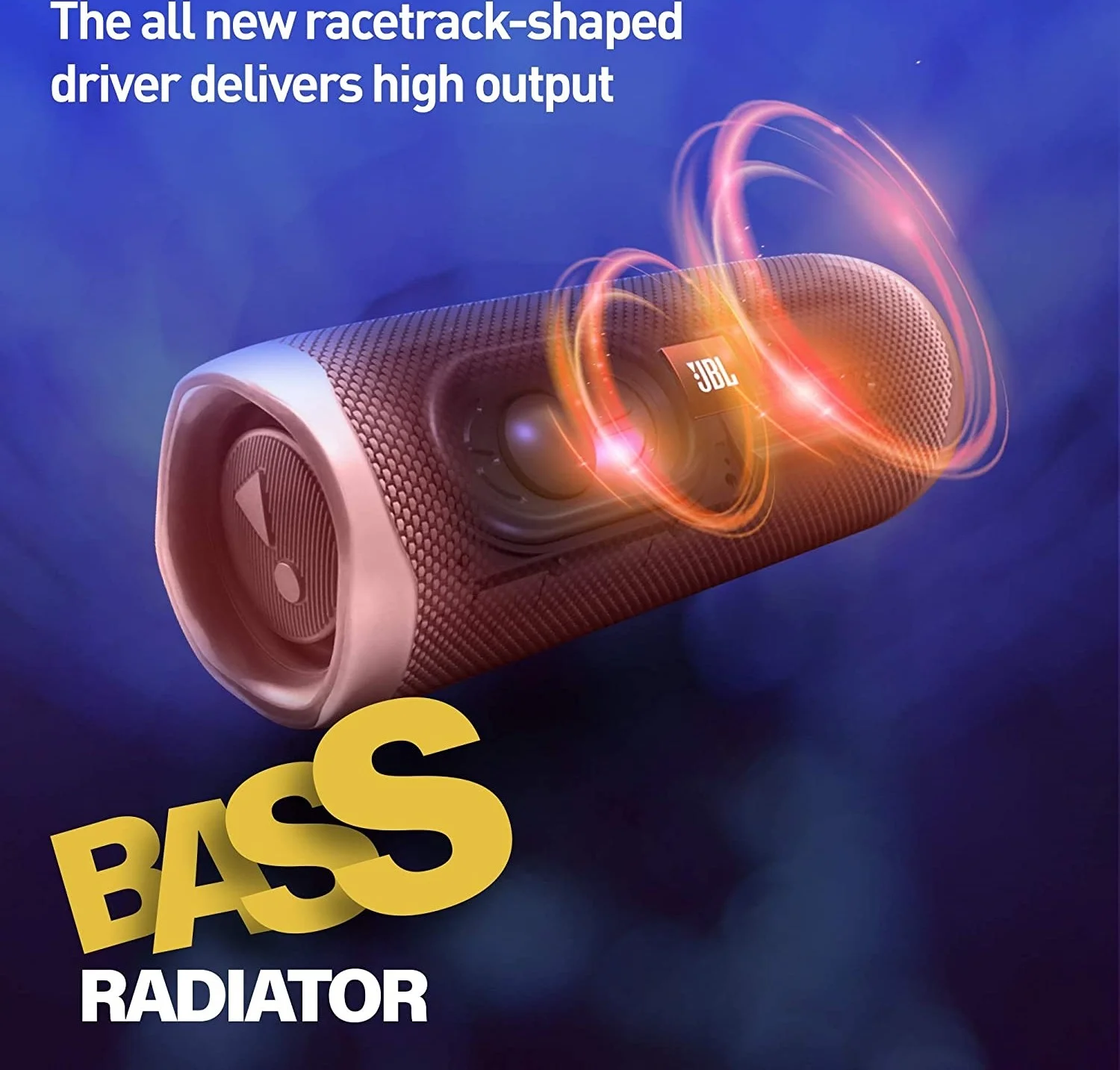 اسپیکر بلوتوثی قابل حمل و ضدآب JBL Flip 5، استاندارد IPX7 - صورتی | FLIP5-PK