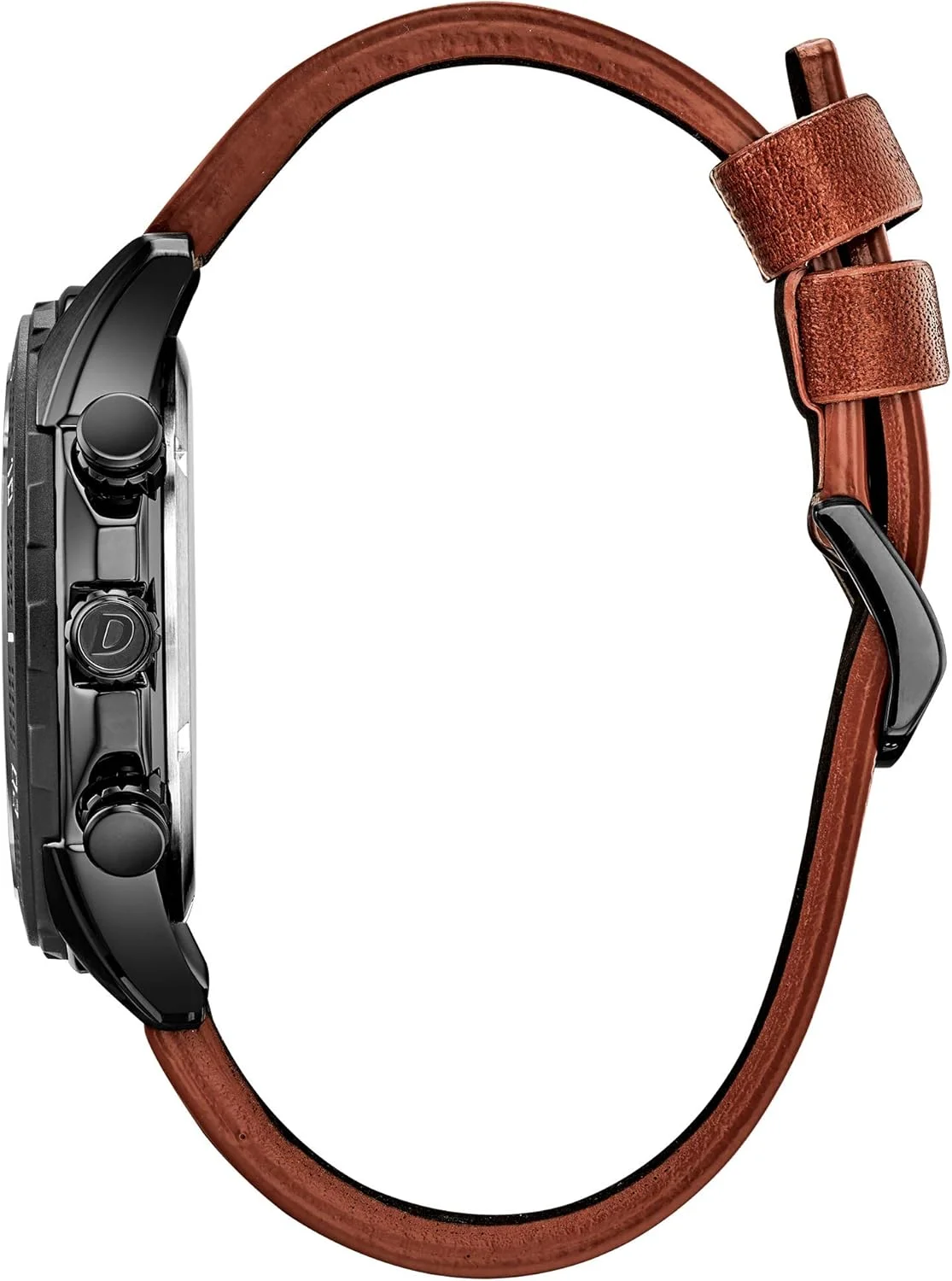 ساعت مردانه سیتیزن با موتور اکو درایو، نمایشگر آنالوگ و بند چرمی مدل AT2447-01E