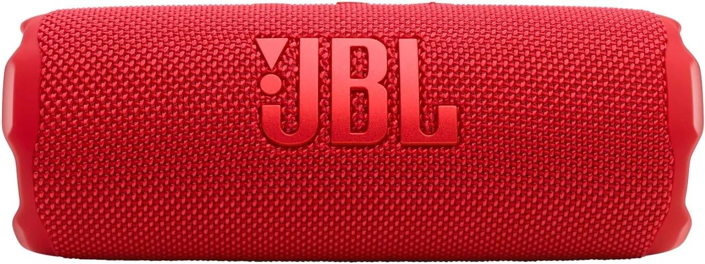 اسپیکر بلوتوثی قابل حمل JBL Flip 7، نسخه بلوتوث 5.4، توان خروجی 25 وات RMS برای ووفر، 10 وات RMS برای تیوتر، پخش صوتی بدون افت کیفیت، ضد آب، ضد گرد و غبار و مقاوم در برابر ضربه، قرمز | JBLFLIP7RED