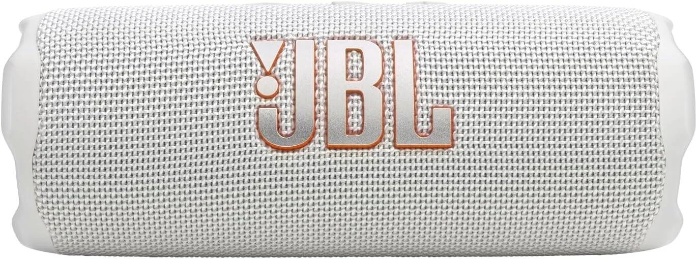 اسپیکر بلوتوثی قابل حمل JBL Flip 7، نسخه بلوتوث 5.4، توان خروجی 25 وات RMS برای ووفر، 10 وات RMS برای تیوتر، پخش صوتی بدون افت کیفیت، ضد آب، ضد گرد و غبار و مقاوم در برابر ضربه، سفید | JBLFLIP7WHT