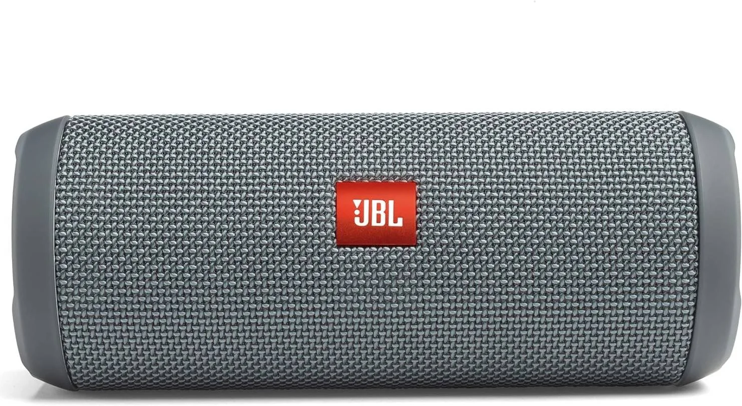 اسپیکر بلوتوثی قابل حمل JBL Flip Essential با باتری قابل شارژ، مشکی متالیک
