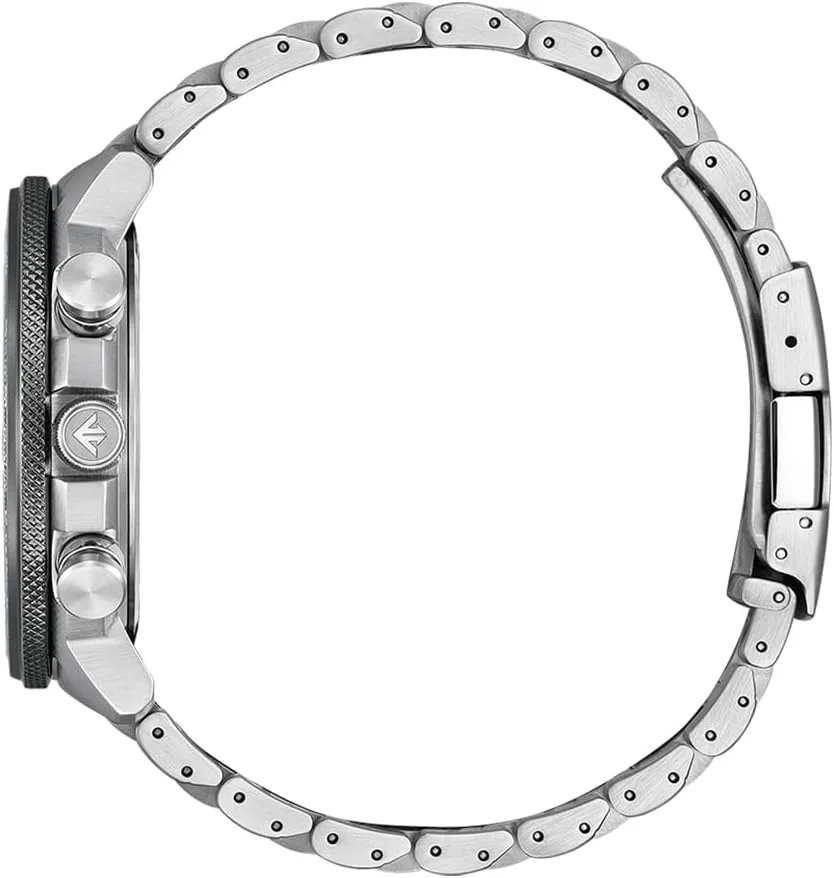 ساعت مچی مردانه سیتیزن با صفحه چند عقربه ای، موتور کوارتز ژاپنی و بند استیل مدل BY3006-53E، نقره ای، دستبندی