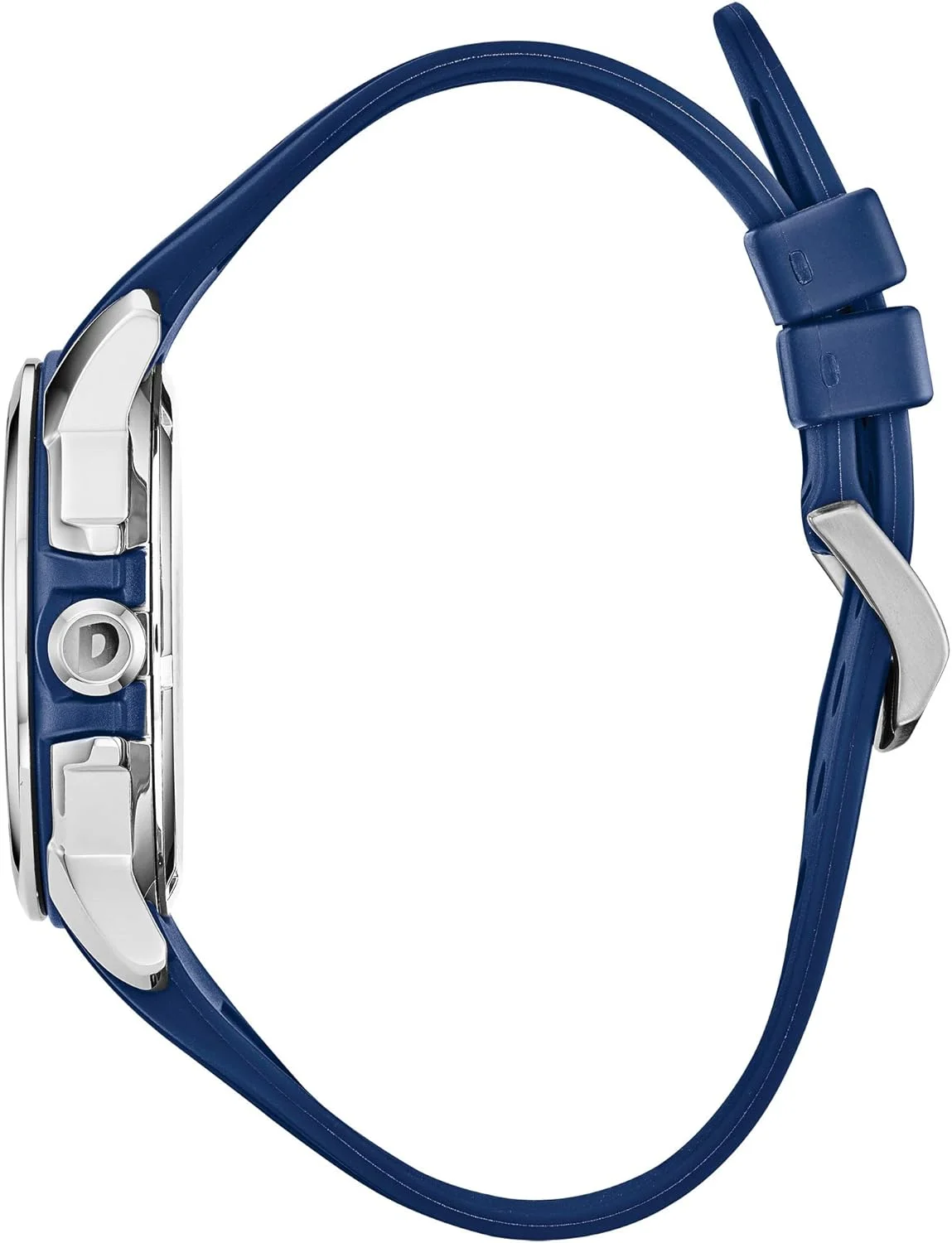 ساعت مچی مردانه سیتیزن اکو-درایو ویکندر، بدنه استیل ضد زنگ با بند پلی یورتان آبی، صفحه آبی (مدل: AW1158-05L)، دورنگ، غیر رسمی