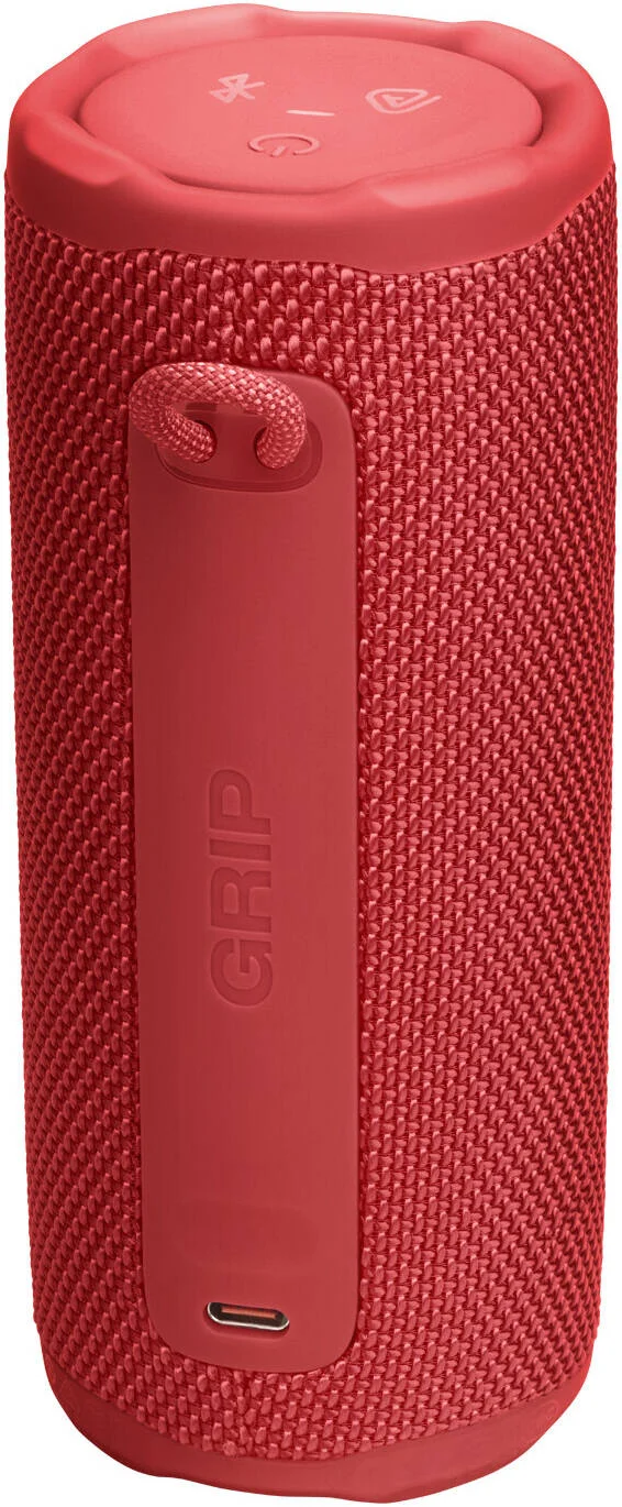 اسپیکر بلوتوثی JBL Grip، ضد آب IP68، 14 ساعت پخش، بیس قدرتمند، طراحی جمع و جور و بادوام، اتصال چند اسپیکر با Auracast، بلوتوث 5.4، قرمز | JBLGRIPRED