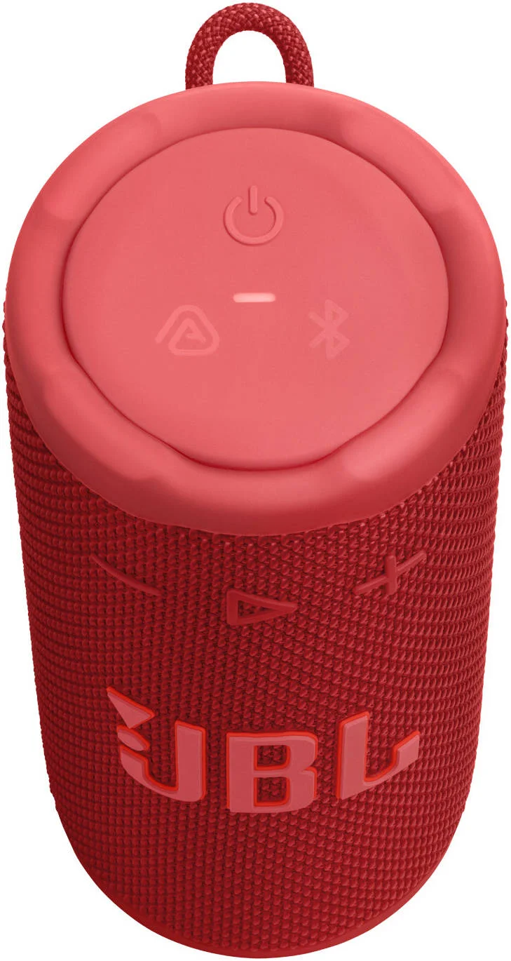 اسپیکر بلوتوثی JBL Grip، ضد آب IP68، 14 ساعت پخش، بیس قدرتمند، طراحی جمع و جور و بادوام، اتصال چند اسپیکر با Auracast، بلوتوث 5.4، قرمز | JBLGRIPRED