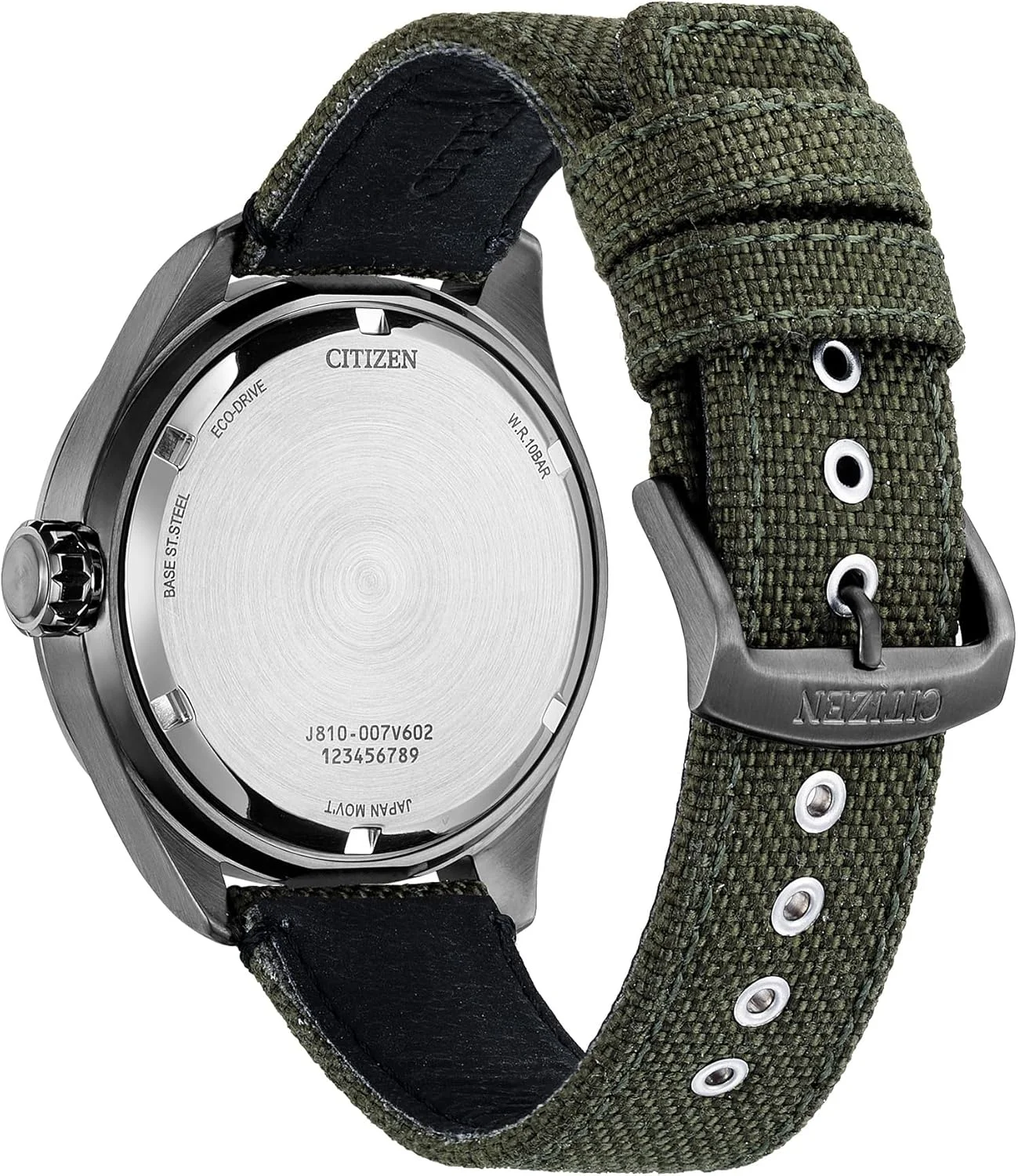 ساعت مچی مردانه سیتیزن اکو-درایو ویکندر اسپرت کژوال، بدنه استیل ضد زنگ خاکستری، بند نایلونی سبز، سه عقربه، نمایشگر تاریخ (مدل: AW1837-11H) ساعت مچی مردانه سیتیزن اکو-درایو ویکندر اسپرت کژوال، بدنه استیل ضد زنگ خاکستری، بند نایلونی سبز، سه عقربه، نمایشگر تاریخ (مدل: AW1837-11H)