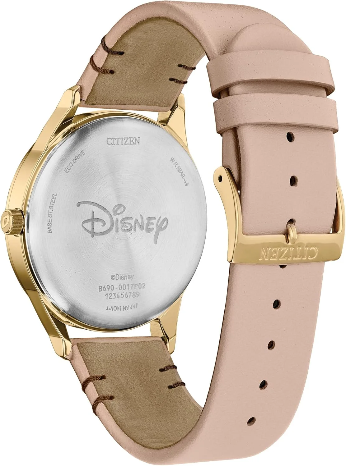 ساعت مچی سیتیزن اکو-درایو دیزنی، استیل ضد زنگ با بند چرمی، میکی موس