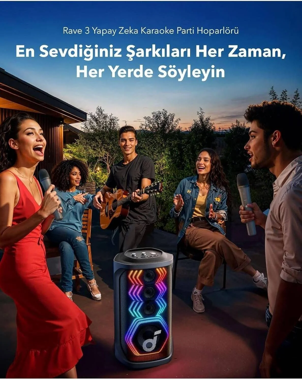 اسپیکر مهمانی Anker Soundcore Rave 3 - A31A3 اسپیکر مهمانی Anker Soundcore Rave 3 - A31A3