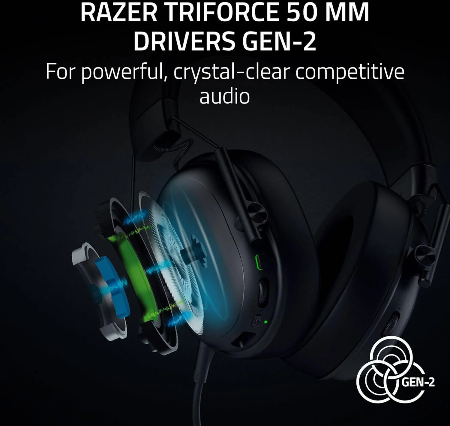 هدست گیمینگ Razer Blackshark V3 X Hyperspeed، درایورهای 50 میلیمتری TriForce نسل 2، میکروفون کاردیوئید HyperClear 9.9 میلیمتری جداشدنی، بیسیم HyperSpeed، عمر باتری تا 70 ساعت، PC، مشکی | RZ04-05420100-R3M1 هدست گیمینگ Razer Blackshark V3 X Hyperspeed، درایورهای 50 میلیمتری TriForce نسل 2، میکروفون کاردیوئید HyperClear 9.9 میلیمتری جداشدنی، بیسیم HyperSpeed، عمر باتری تا 70 ساعت، PC، مشکی | RZ04-05420100-R3M1