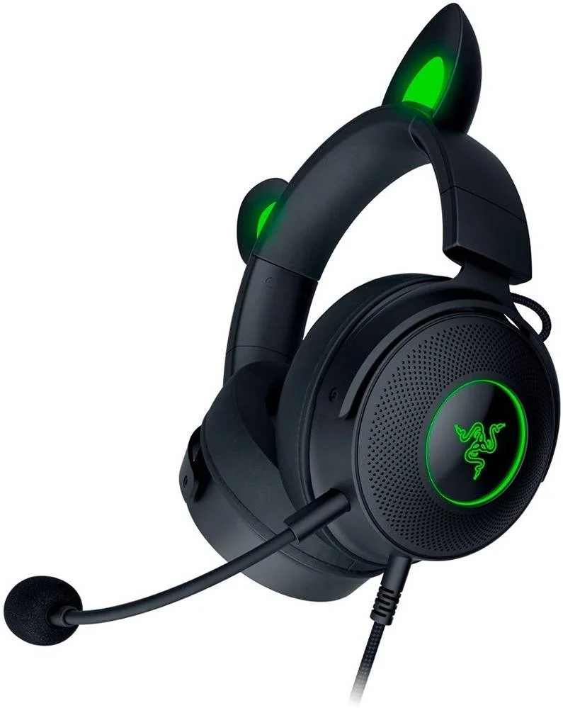 هدست گیمینگ Razer Kraken Kitty V2 Pro، درایورهای 50 میلیمتری Razer TriForce Titanium، حذف نویز پسیو، الگوی دریافت صدا یکطرفه، اتصال USB Type-A، مشکی | RZ04-04510100-R3M1 هدست گیمینگ Razer Kraken Kitty V2 Pro، درایورهای 50 میلیمتری Razer TriForce Titanium، حذف نویز پسیو، الگوی دریافت صدا یکطرفه، اتصال USB Type-A، مشکی | RZ04-04510100-R3M1